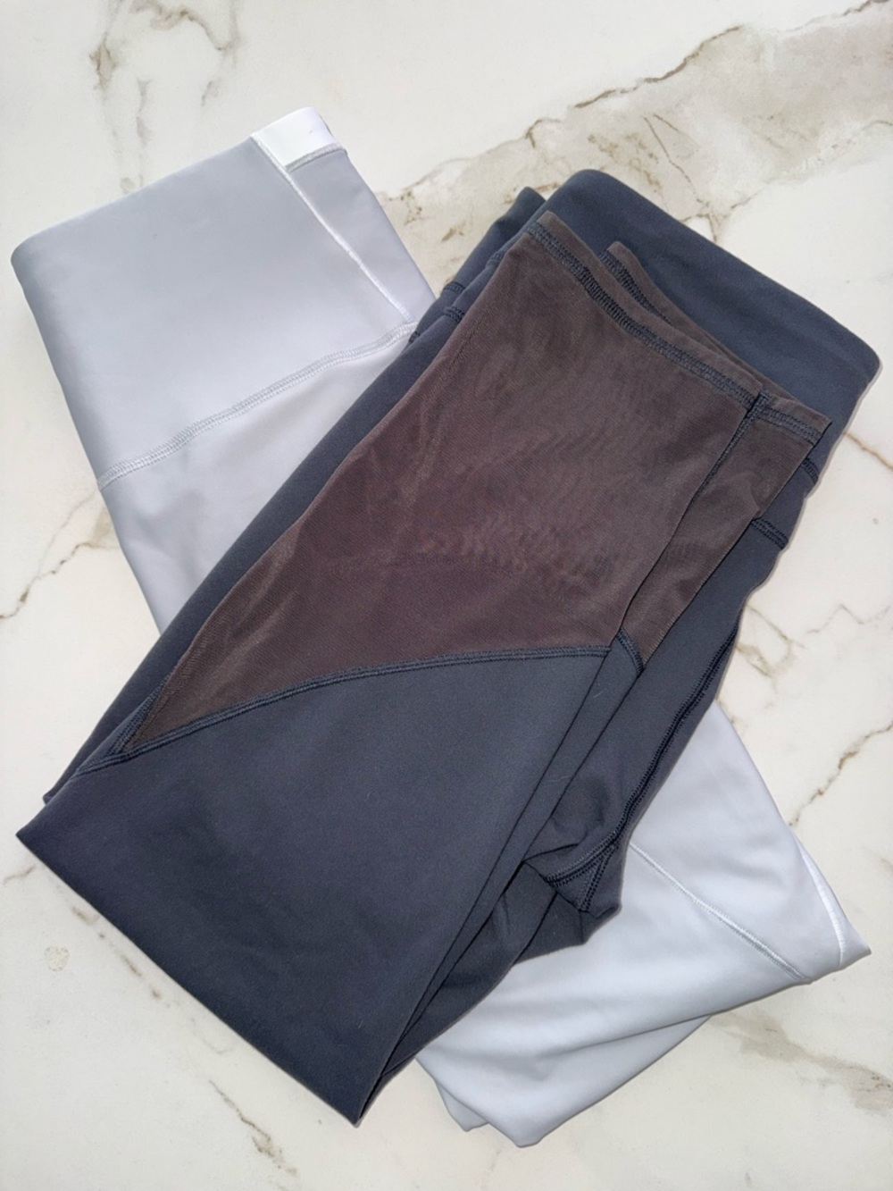 Athleta Leggings Bundle | Small |Interval Stash Pocket 7/8 and Mesh panel capri